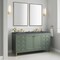 James Martin Vanities Chicago 60 in. Double Vanity, Smokey Celadon, w/ 3 CM Charcoal Soapstone Silestone Top 503-V60D-SC-3CSP - alternate 4