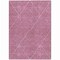 Homeroots 8' X 10' Blush And Ivory Geometric Washable Indoor Outdoor Area Rug 612115 - alternate 5