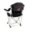 Picnic Time Family Of Brands NCAA Washington State Cougars Reclining Camp Chair - Beach ChairBlack with Gray Accents 803-00-175-634-0 - alternate 1