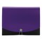Smead Poly Expanding File, 0.88in Exp, 12 Sections, Cord/Hook Closure, 1/6-Cut Tabs, Letter, Black/Purple 70862 - alternate 6