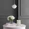 Jonathan Y Kurtz 7.2" Adjustable Drop Metal/Glass LED Pendant, Brass Gold JYL3516A - alternate 9