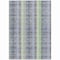 Homeroots 9' X 12' Pewter Gray And Mint Green Plaid Washable Indoor Outdoor Area Rug 613997 - alternate 5