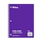C-Line Products 8-1/2" x 10-1/2" Purple Wide Ruled 1-Subject Spiral Notebook, 1/EA, 24EA/CT 22039-CT - alternate 1