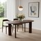 Homeroots 66" Brown Solid Wood Oval Dining Table 712850 - alternate 5