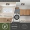 Vaxcel Montclare Black and White Ash Wood Finish Farmhouse Cage Flush Mount Ceiling Light Fixture C0254 - alternate 6