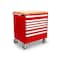 Tekton Rolling Tool Cabinet, 7 Drawer, Red, Steel, 36 in W x 27 in D x 41-1/2 in H OCL33200LWT - alternate 1