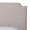 Baxton Studio Ronelyn Platform Bed with Pleated Skirt - Fabric Upholstered Bed Frame with Panel Headboard, Queen 270-14833-ZORO - alternate 6