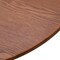 Leisuremod Oval 82.7 in W, 29.5 in L, MDF/Steel, Walnut TT84WN - alternate 6
