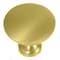 Mng Hardware Soho Knob - Matte Brushed Brass 86004 - alternate 1