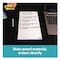 Post-It Dry Erase Sheets, Laminate Film Surface, 7in x 11.3in, White, 3PK DEFSHEETS-3PK - alternate 7