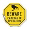 Signmission Beware Cameras in Operation, 18 Inch X 18 Inch, Vinyl Decal OC-D-18-23 - alternate 1