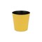Homeroots 5in Yellow Recycled Plastic Indoor Outdoor Round Pot Planter 488322 - alternate 1
