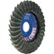 Pferd PFERD Flap Disc, PVL-R, POLIVLIES CURVE, 5in x 7/8, Fine, Aluminum oxide 45925 - alternate 7
