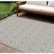 Homeroots 8' X 10' Gray Indoor Outdoor Area Rug 522121 - alternate 1