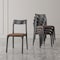 Manhattan Comfort Moderno Vegan Leather Wood Dining Chair in Saddle - Set of 2 DC070-SD - alternate 5