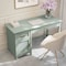 Martha Stewart 22.75 in H, 54 in W X Engineered Wood, Steel, Sage Frame/Polished Brass Hardware ZG-ZP-09-SG-GLD-MS - alternate 5