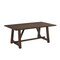 Homeroots 72" Oak Wood Trestle Base Dining Table 630371 - alternate 5
