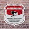 Signmission No Trespassing Shield Sign Property Prot, 6 Inch X 6 Inch, Plastic Sign SHI-P-6-416 - alternate 5