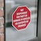 Signmission Not Responsible for Theft or Damage, 4 inch X 4 inch, Vinyl Decal, 2PK OC-D-2PACK-4-106 - alternate 4