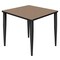 Regency Square Kahlo Breakroom Table, 30 in W, 30 in L, Noble Oak TPL3030NOBK - alternate 1