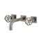 Kingston Brass Double-Handle Wall Mount Bathroom Faucet, Brushed Nickel KS6128RX - alternate 1