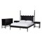 Baxton Studio Brantley Spindle Bedroom Set, Black, King 272-14805-14805-14806-14809-ZORO - alternate 1