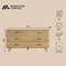 Manhattan Comfort Solara 68 in Solid Wood Dresser in Natural Oak (6-Drawer) DR1789-1 - alternate 8