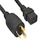 Sanoxy 12ft 12 AWG 20A 125V Heavy-Duty Power Cord NEMA L5-20P to IEC 320 C19, Black SNX-CBL-LDR-PW154-1212 - alternate 1