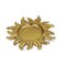 Homeroots 7in Gold Sunburst Cast Iron Handmade Vanity Tray 483183 - alternate 4