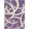 Homeroots 3' X 5' Purple Ivory And Gray Abstract Washable Indoor Outdoor Area Rug 599154 - alternate 5