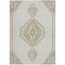 Homeroots 9' X 12' Ivory Gray And Brown Oriental Washable Indoor Outdoor Area Rug 598422 - alternate 5