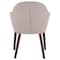 Leisuremod Elias Collection Modern Dining Chair in Light Grey Velvet, 4PK EDC21LGR-4 - alternate 9