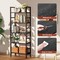 Simple Deluxe Book Shelf, 5 Tier Bookcase 3A88HKBOCA5LBLK - alternate 4