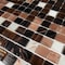 Apollo Tile Mingles 12 in. x 12 in. Glossy Brown and Beige Glass Mosaic Wall and Floor Tile 20 sqft/case, 20PK MIX2088BR618A - alternate 5
