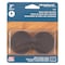Shepherd Hardware Protective Pad, Felt, Brown, 2 in Dia 9867 - alternate 1
