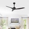 Jonathan Y Aldrin 50" Modern Minimalist Iron/Plastic Mobile-App/Remote-Controlled 6-Speed Razor Ceiling Fan, Dar JYL9715C - alternate 8