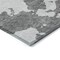Homeroots 3' X 5' Gray And Ivory Abstract Washable Indoor Outdoor Area Rug 614539 - alternate 7