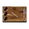 Picnic Time Family Of Brands NCAA North Carolina Tar Heels Delio Cheese Board and Knife Set - Charcuterie Board Set 833-00-512-413-0 - alternate 1