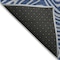 Homeroots 9' X 12' Navy Blue And Gray Abstract Washable Indoor Outdoor Area Rug 599824 - alternate 6