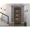 Vdomdoors Front Exterior Prehung Metal-Plastic Door, Manux 8933 Walnut, Office Commercial and Residential Doo MANUX8933EXD-WLN-W32xH80-LH - alternate 1