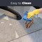 Fab Glass And Mirror Glass Office Chair Mat | 60in Flat Polished Edge Heavy Duty Glass Mat for Hard Floors CM60SQF-CL - alternate 7
