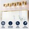 Jonathan Y Irving 36" 5-Light Seeded Glass/Iron Modern Contemporary LED Vanity Light, Brass Gold JYL7620D - alternate 5