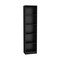 Homeroots 71" Black Five Tier Bookcase 546350 - alternate 8
