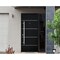 Vdomdoors Steel Door Deux 6083 Black Enamel Sidelight Exterior Window Sidelite Stainless Inserts Entry Door P DEUX6083EXD-BLK-W36+12 x H80-RH-I - alternate 4