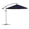 Pure Garden 10 ft Offset Patio Umbrella 8 ft Tall Hanging Cantilever Umbrella Fade-Resistant Shade Umbrella 50-LG1421 - alternate 1