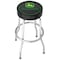 Plasticolor Round Black Vinyl Seat With True-Color John Deere Logo, Non-Swivel, 4 Steel Legs, Without Back 004746R01 - alternate 2
