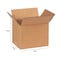 Zoro Select 7 in x 5 in x 5 in Shipping Box, Kraft, Corrugate, Single Wall, 32 ECT 55VG21 - alternate 2
