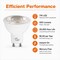 Euri Lighting PAR16 LED Bulbs, 7W, 500 lm, 50W Eq., 4000K, GU10, Dimmable, UL, 2PK EP16-7W5040eG-2 - alternate 6