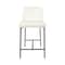 Manhattan Comfort Loft Metal Vegan Leather Counter Stool in Ivory - Set of 2 CS1534-3 - alternate 8