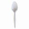 Boardwalk Heavyweight Wrapped Polystyrene Cutlery, Spoon, Plastic, White, PK1000 BWKSPOONWHPS - alternate 5